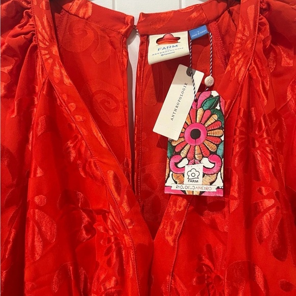 FARM Rio Red Patterned Dress - Picture 4 of 9